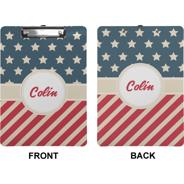 Stars and Stripes Clipboard (Letter) (Front + Back)