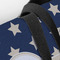 Stars and Stripes Closeup of Tote w/Black Handles