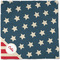 Stars and Stripes Cloth Napkins - Personalized Dinner (Full Open)