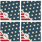 Stars and Stripes Cloth Napkins - Personalized Lunch (APPROVAL) Set of 4