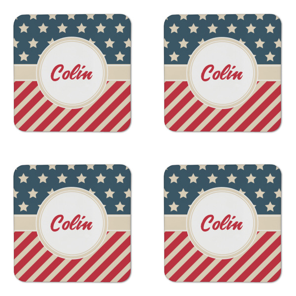 Stars and Stripes Coaster Set - APPROVAL