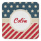 Stars and Stripes Coaster Set - FRONT (one)