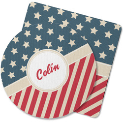 Stars and Stripes Rubber Backed Coaster (Personalized)