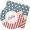 Stars and Stripes Coasters Rubber Back - Main