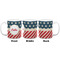 Stars and Stripes Coffee Mug - 11 oz - White APPROVAL