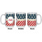 Stars and Stripes Coffee Mug - 15 oz - White APPROVAL