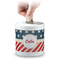 Stars and Stripes Coin Bank (Personalized)