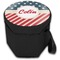 Stars and Stripes Collapsible Personalized Cooler & Seat (Closed)
