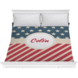 Stars and Stripes Comforter - King (Personalized)