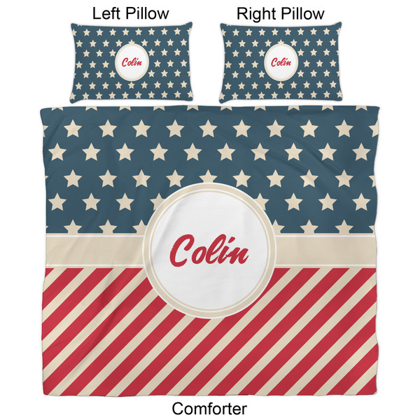 Stars and Stripes Comforter Set - King - Approval