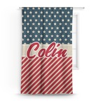 Stars and Stripes Curtain - 50"x84" Panel (Personalized)