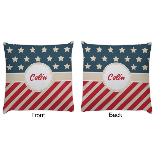 Stars and Stripes Decorative Pillow Case - Approval