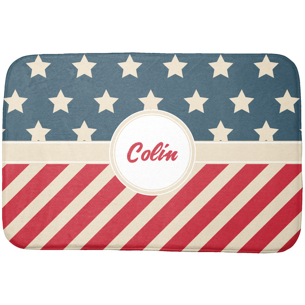 Custom Stars and Stripes Dish Drying Mat (Personalized)