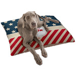 Stars and Stripes Dog Bed - Large w/ Name or Text