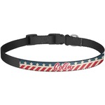 Stars and Stripes Dog Collar - Large (Personalized)
