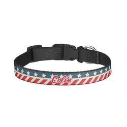 Stars and Stripes Dog Collar - Large (Personalized)