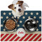 Stars and Stripes Dog Food Mat - Medium LIFESTYLE