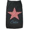 Stars and Stripes Black Pet Shirt (Personalized)