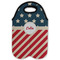 Stars and Stripes Double Wine Tote - Flat (new)