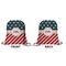 Stars and Stripes Drawstring Backpack Front & Back Small