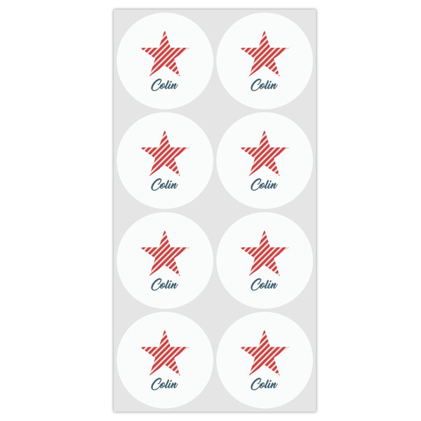 Stars and Stripes Drink Topper - Medium - Set of 12