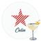 Stars and Stripes Printed Drink Topper - 3.5" (Personalized)