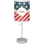 Stars and Stripes 7" Drum Lamp with Shade (Personalized)