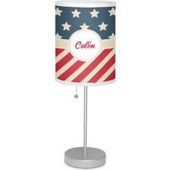 Stars and Stripes Lamp with Drum Shade (Personalized)