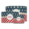 Stars and Stripes Drum Lampshades - MAIN