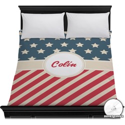Stars and Stripes Duvet Cover - Full / Queen (Personalized)