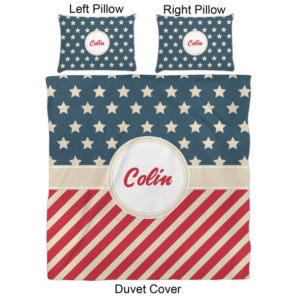 Stars and Stripes Duvet Cover Set - Queen - Approval