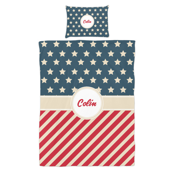 Stars and Stripes Duvet Cover Set - Twin - Alt Approval
