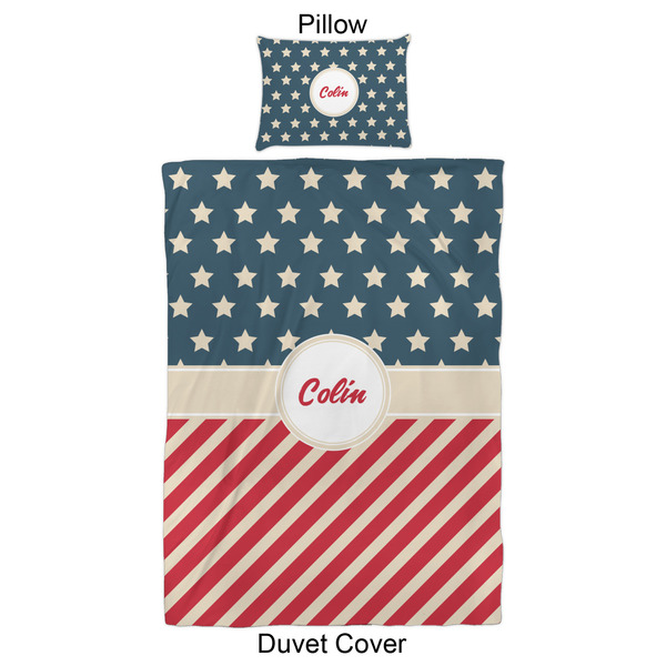 Stars and Stripes Duvet Cover Set - Twin XL - Approval