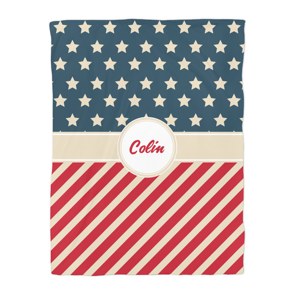 Stars and Stripes Duvet Cover - Twin - Front