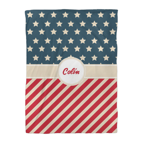 Stars and Stripes Duvet Cover - Twin XL - Front