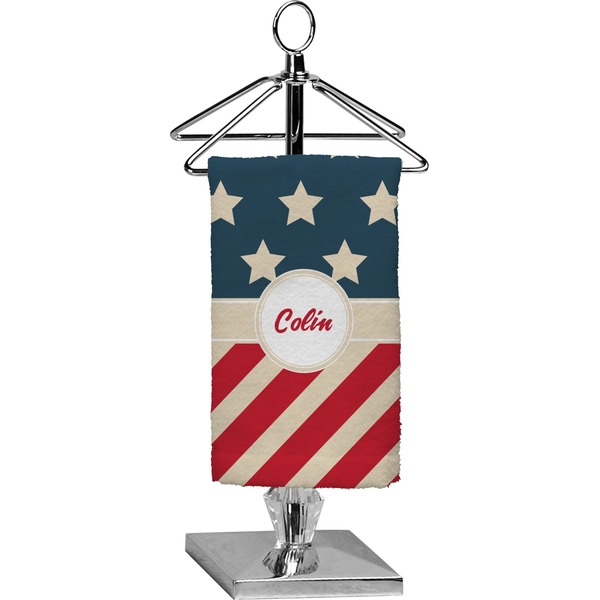 Custom Stars and Stripes Finger Tip Towel - Full Print (Personalized)