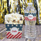 Stars and Stripes French Fry Favor Box - w/ Water Bottle