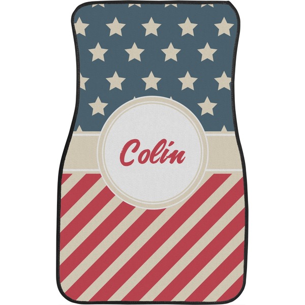 Stars and Stripes Front Seat Car Mat
