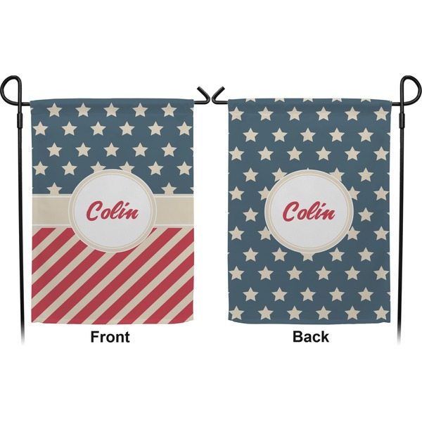 Stars and Stripes Garden Flag - Double Sided Front and Back