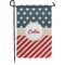 Stars and Stripes Small Garden Flag - Double Sided w/ Name or Text