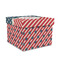 Stars and Stripes Gift Boxes with Lid - Canvas Wrapped - Medium - Front/Main