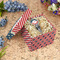 Stars and Stripes Gift Boxes with Lid - Canvas Wrapped - Medium - In Context
