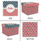 Stars and Stripes Gift Boxes with Lid - Canvas Wrapped - X-Large - Approval