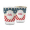 Stars and Stripes Glass Shot Glass - 1.5 oz (Personalized)