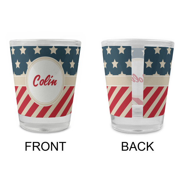 Stars and Stripes Glass Shot Glass - Standard - APPROVAL