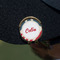 Stars and Stripes Golf Ball Marker Hat Clip - Gold - On Hat