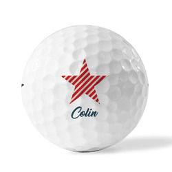 Stars and Stripes Personalized Golf Ball - Titleist Pro V1 - Set of 12 (Personalized)