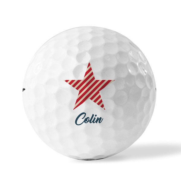 Stars and Stripes Golf Balls - Titleist - Set of 3 - FRONT