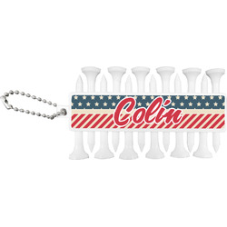 Stars and Stripes Golf Tees & Ball Markers Set (Personalized)