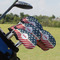 Stars and Stripes Golf Club Cover - Set of 9 - On Clubs